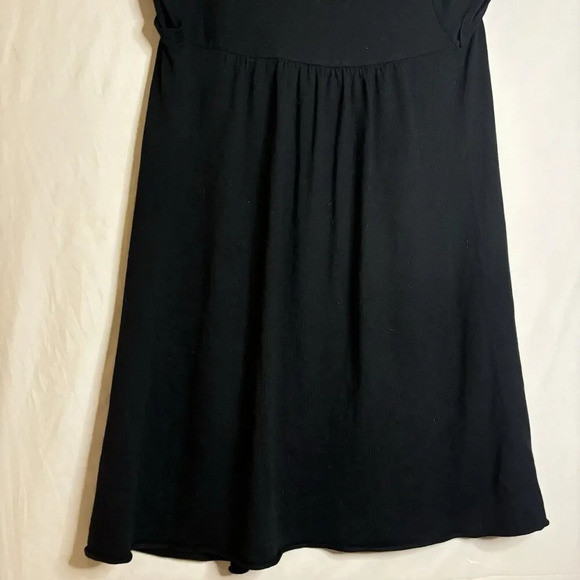 Eileen Fisher Women's Open Front Cap Sleeve Cardigan Sweater Black Size Small - Picture 8 of 11